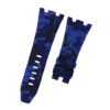 Navy Blue Camouflage Rubber Audemars Piguet 42mm Diver Strap