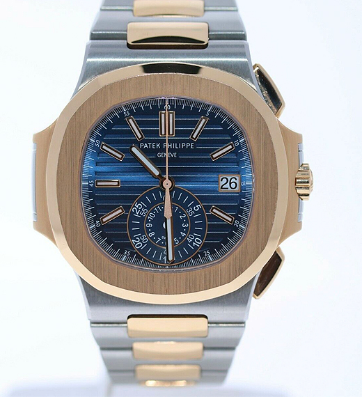 PATEK PHILIPPE REF 5980/1AR NAUTILUS TONE WITH BOX AND PAPER | WATCH EXPO Newport Beach